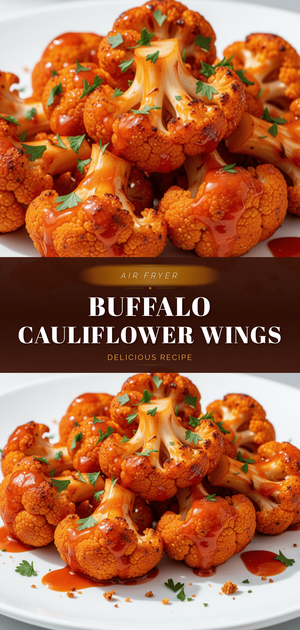air fryer buffalo cauliflower wings recipe