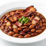 Brown Sugar Bourbon BBQ Baked Beans - featured image