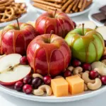 caramel apple charcuterie board - featured image