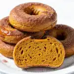 Cinnamon Sugar Pumpkin Bagels - featured image