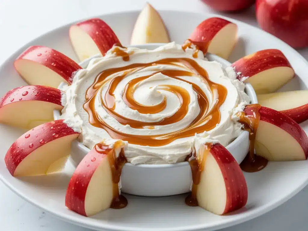 creamy caramel apple dip preparation steps