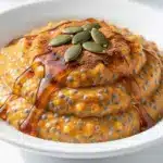 creamy maple pumpkin chia seed pudding - featured image