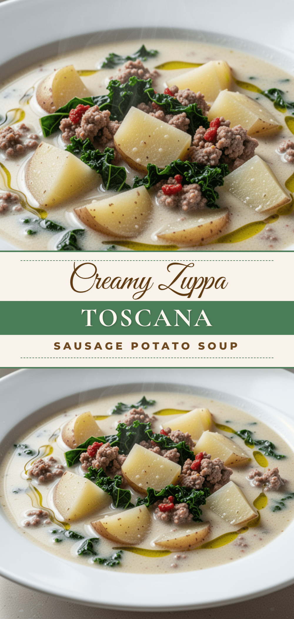 creamy sausage and potato soup recipe