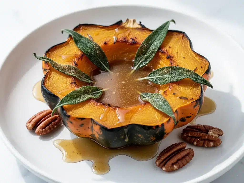 Crispy Brown Butter Sage Acorn Squash - featured image