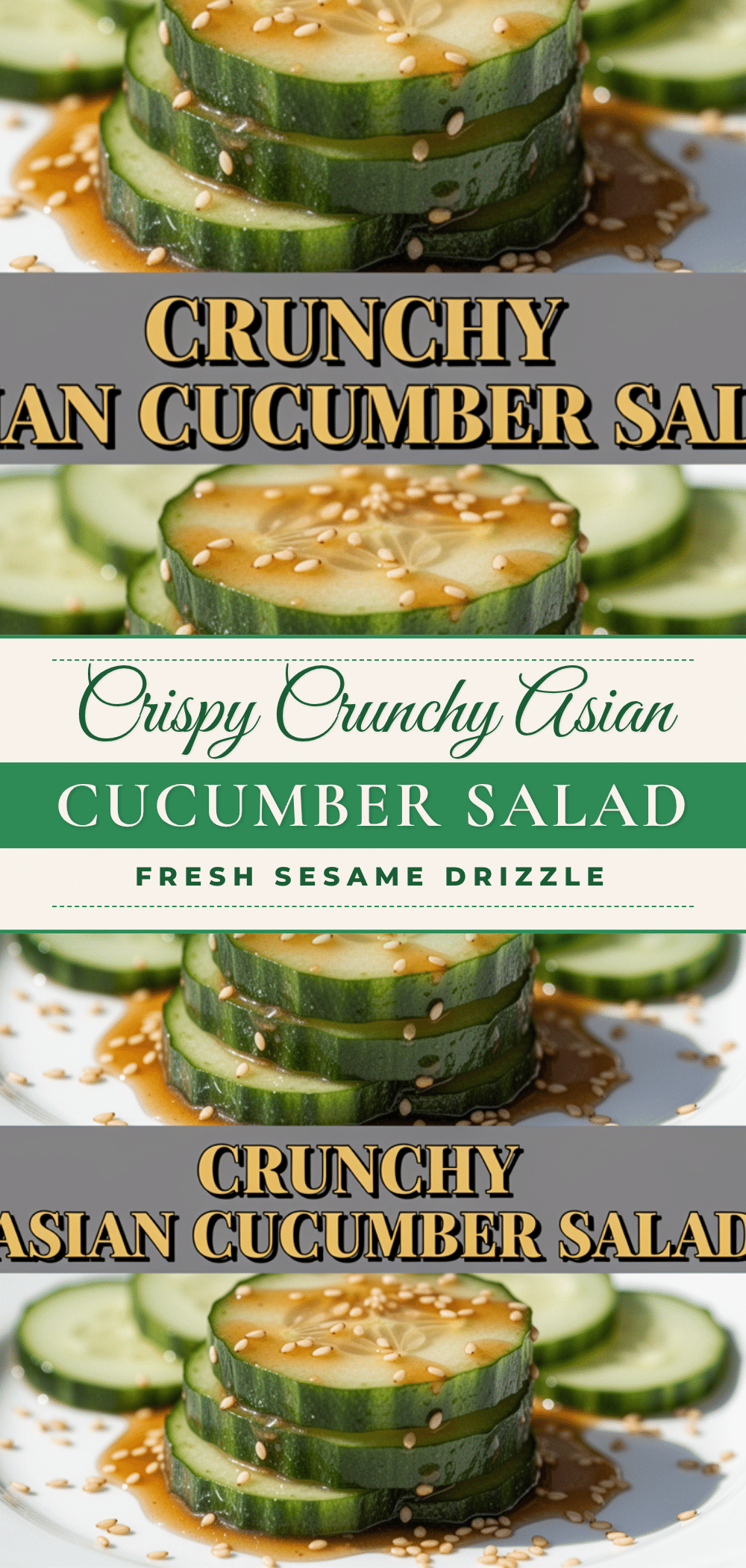 crispy crunchy asian cucumber salad recipe