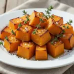 crispy roasted butternut squash cubes - featured image