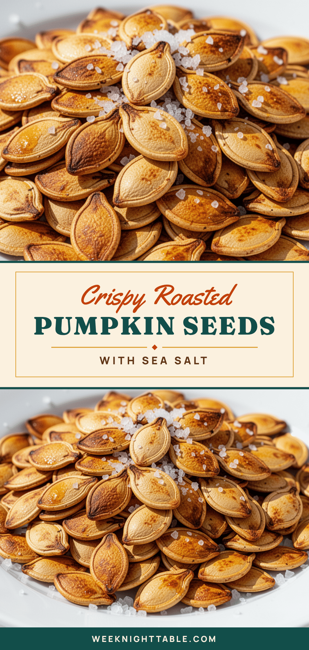 crispy roasted pumpkin seeds recipe