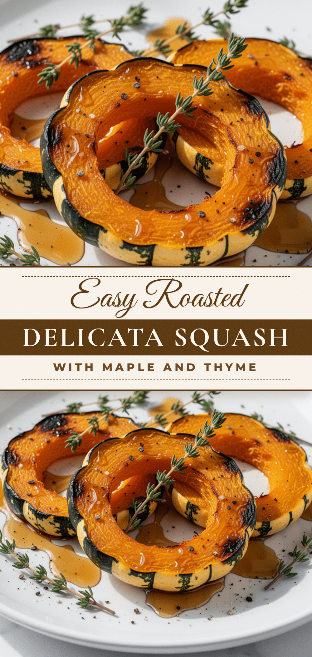 Easy Roasted Delicata Squash recipe