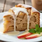 fluffy classic apple cake - featured image