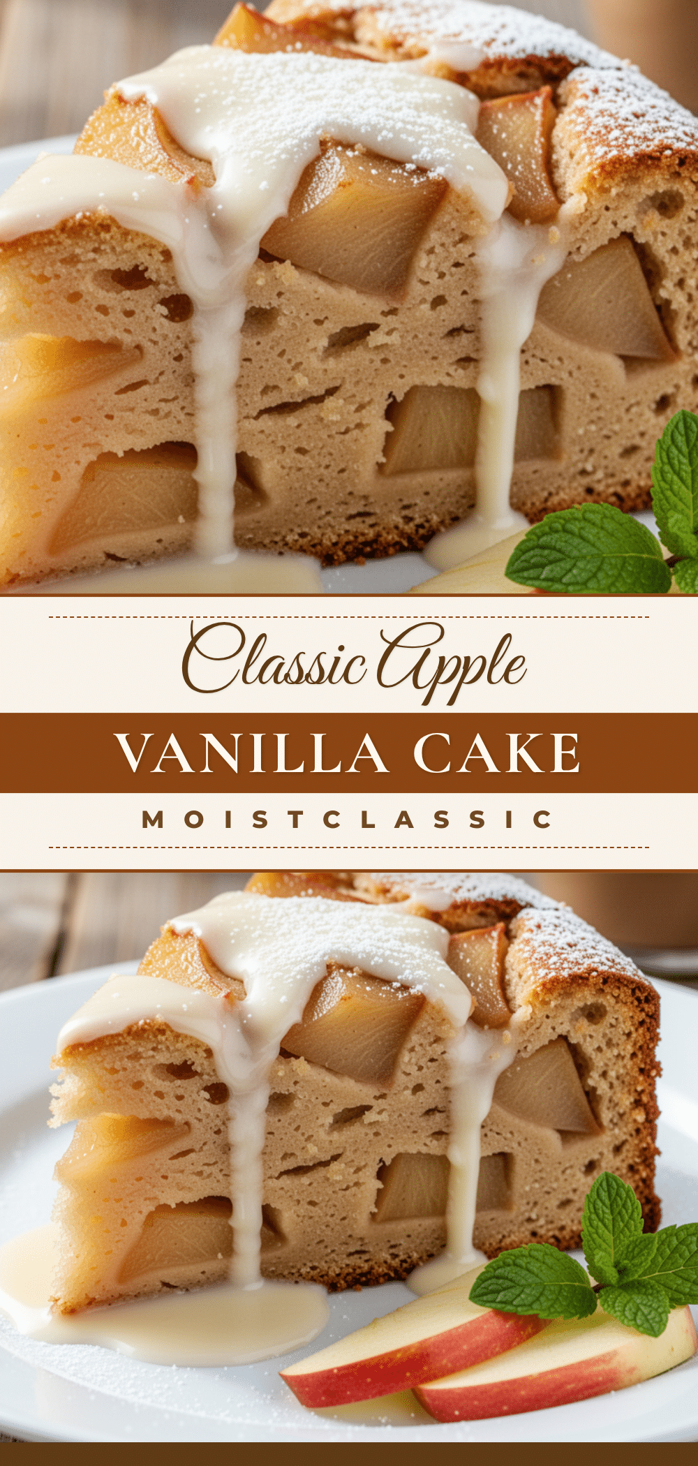 fluffy classic apple cake recipe