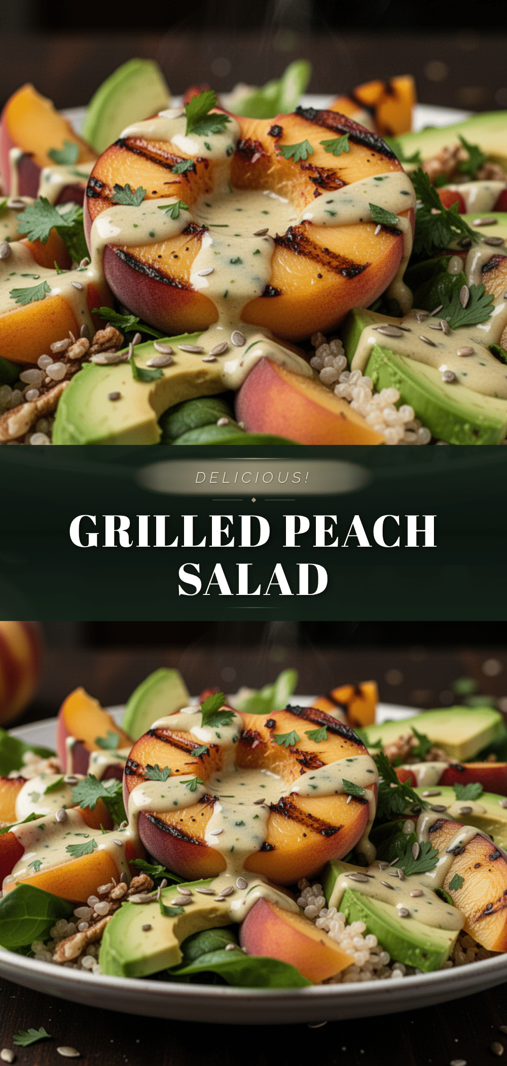 Grilled Peach Salad recipe