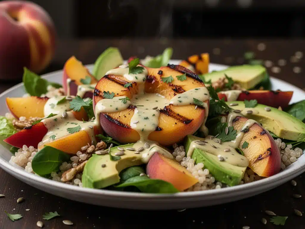 Grilled Peach Salad - featured image