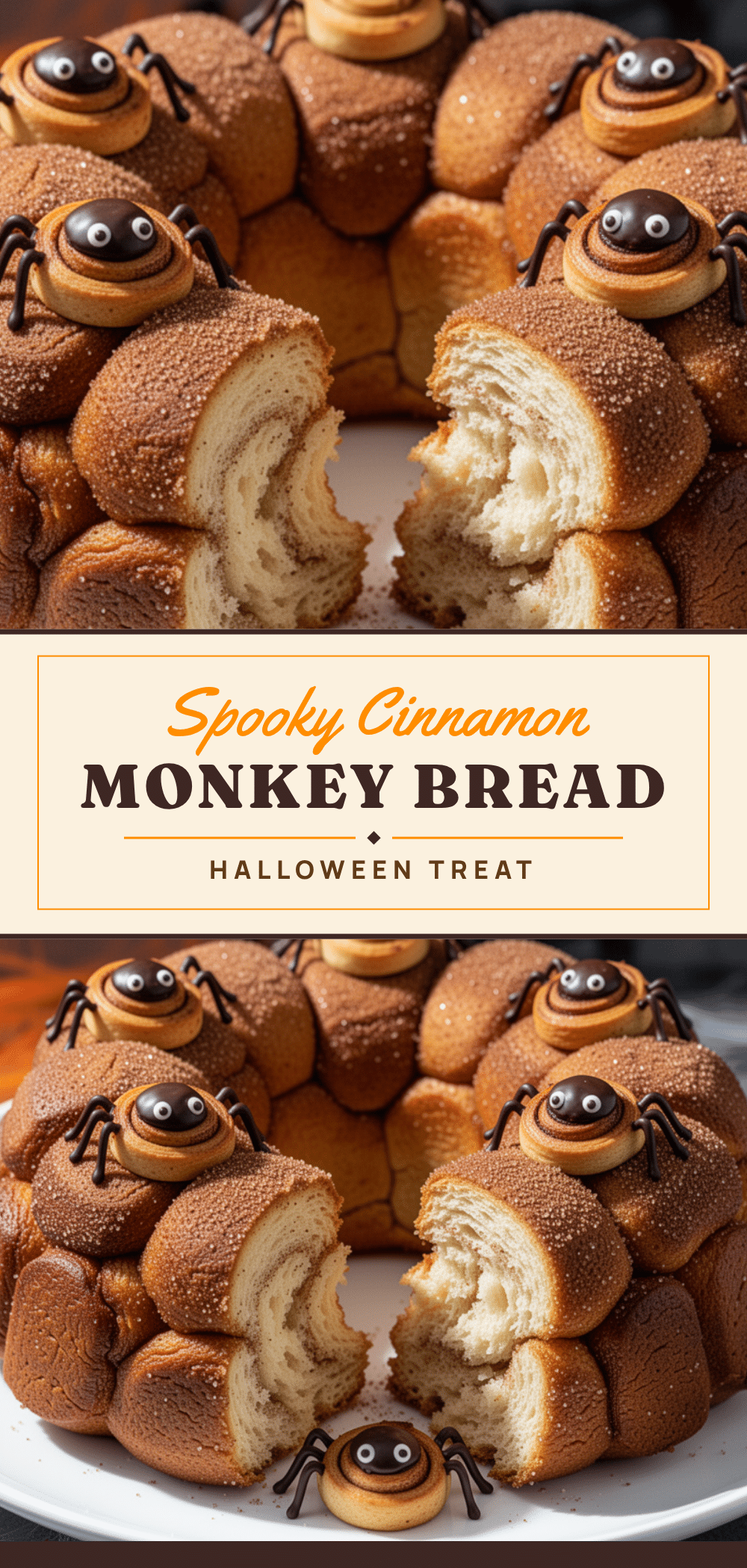 Halloween monkey bread recipe
