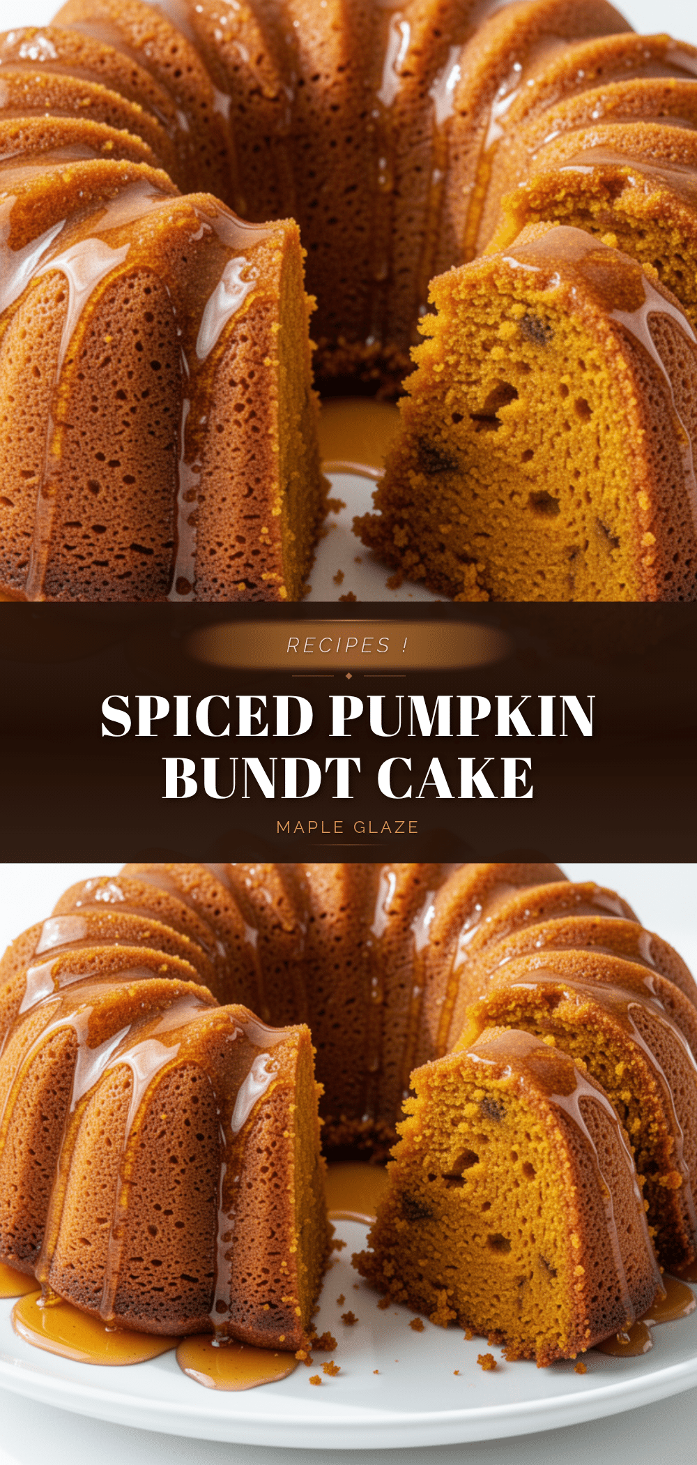 Moist Spiced Pumpkin Bundt Cake recipe