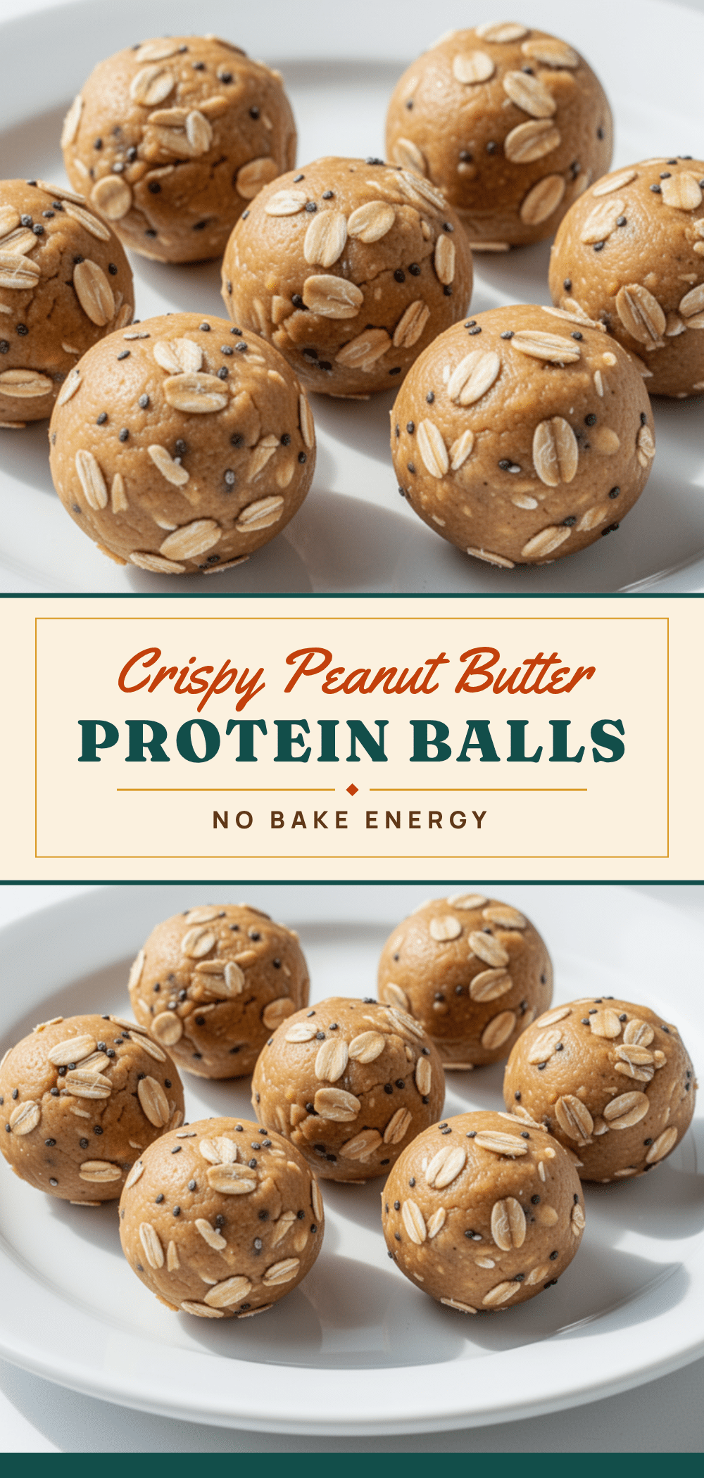 No-Bake Peanut Butter Protein Balls recipe