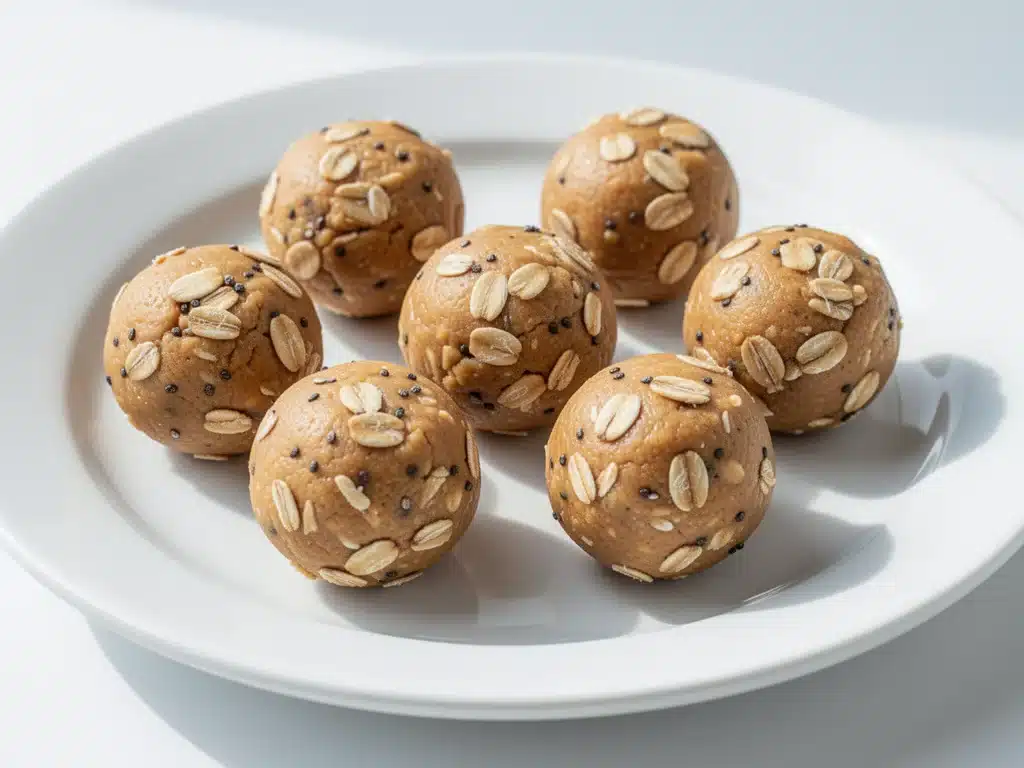 No-Bake Peanut Butter Protein Balls - featured image