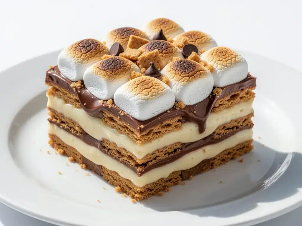no-bake smores icebox cake - featured image