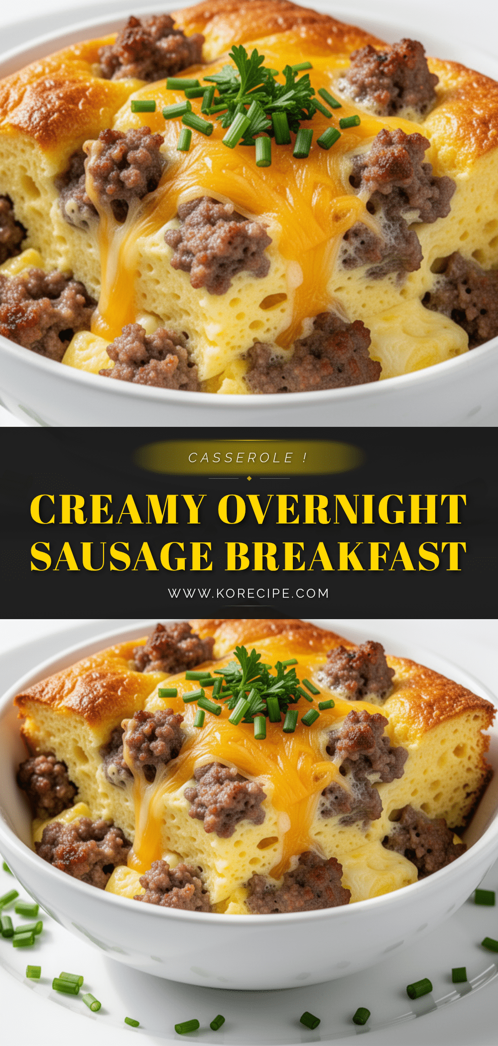 overnight sausage breakfast casserole recipe
