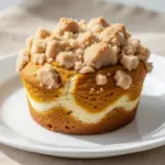 pumpkin cheesecake muffins - featured image