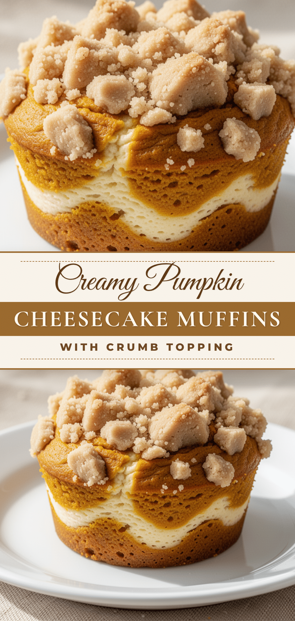 pumpkin cheesecake muffins recipe