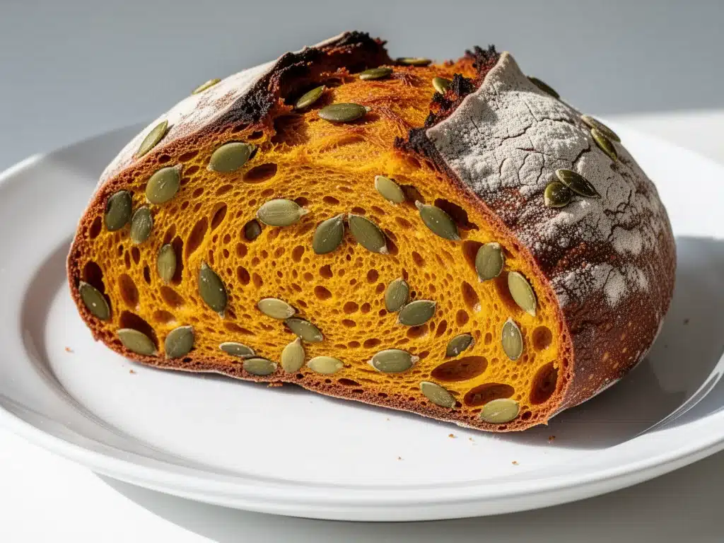 pumpkin sourdough bread - featured image