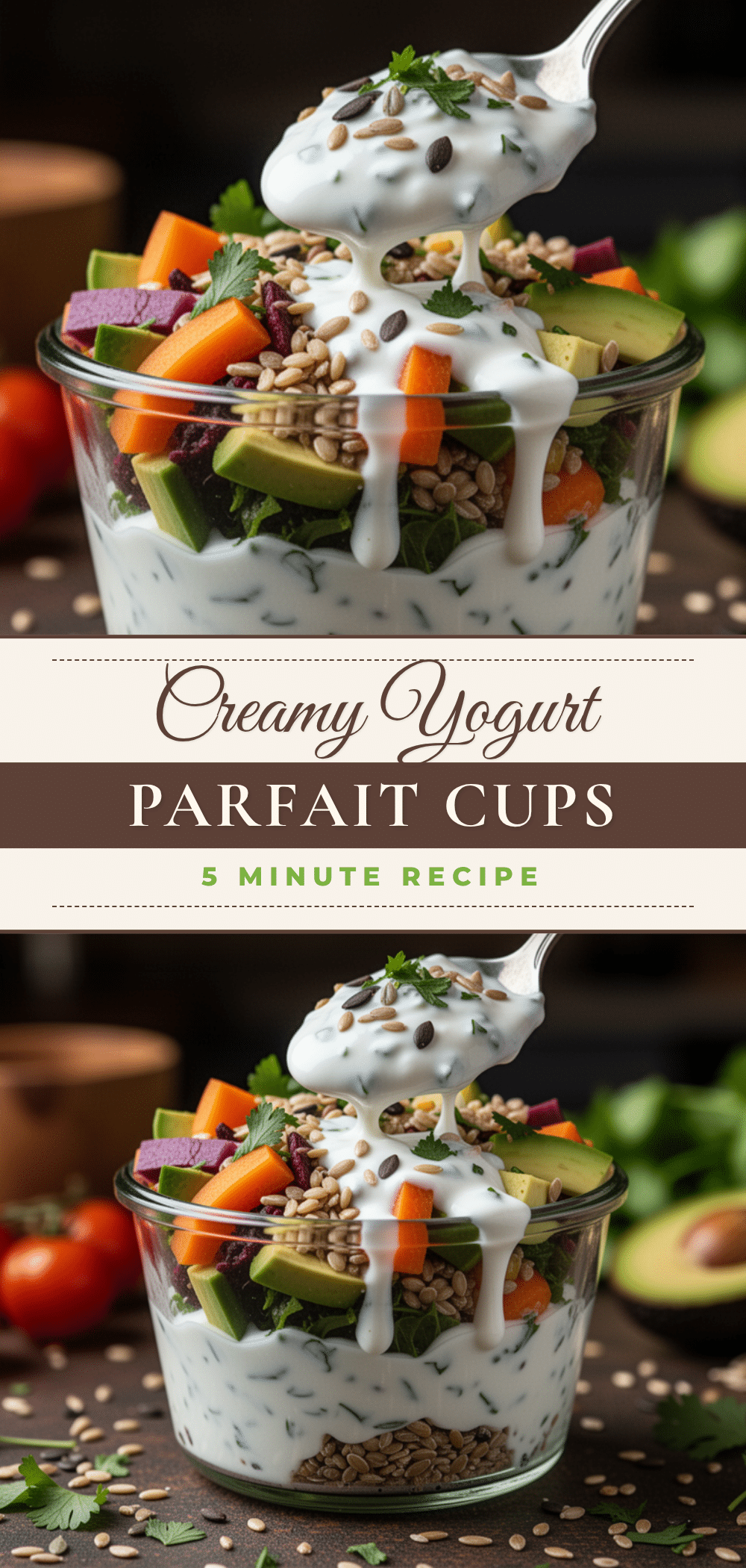 Quick 5-Minute Yogurt Parfait Cups recipe