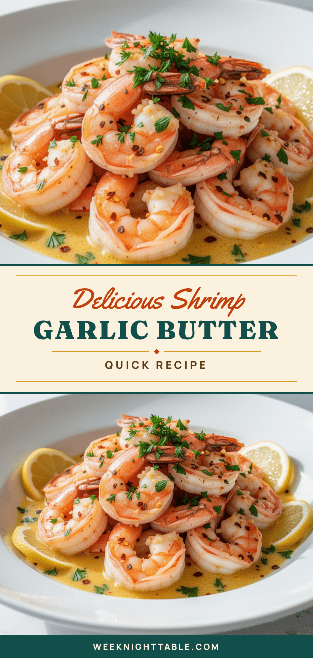quick garlic butter shrimp scampi recipe