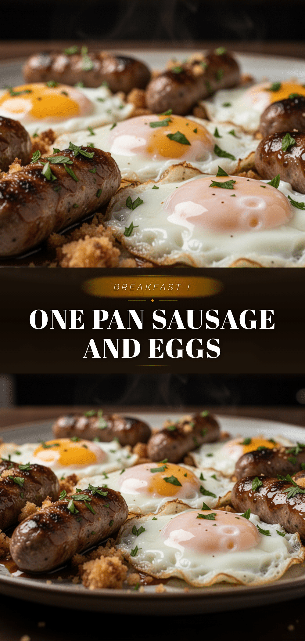 sheet pan sausage and eggs recipe
