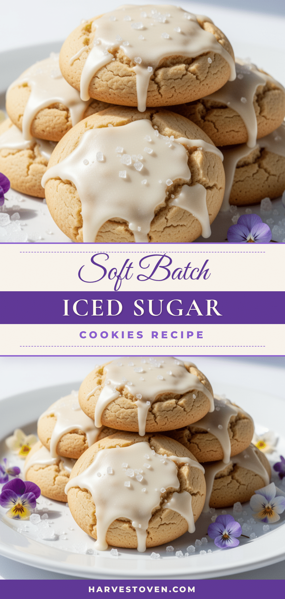Soft Batch Iced Sugar Cookies recipe