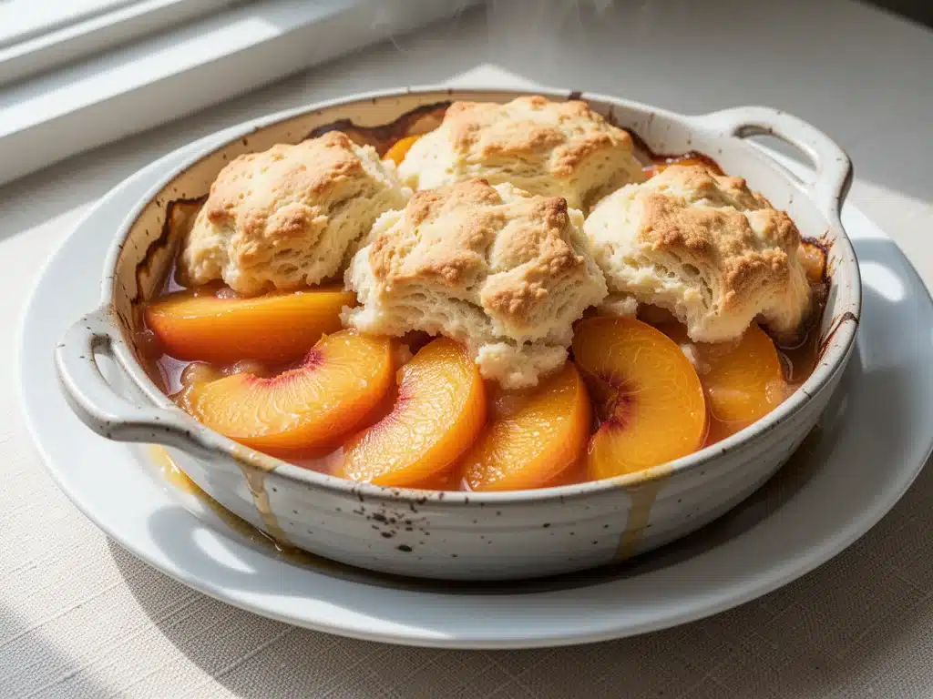 Southern Peach Cobbler - featured image