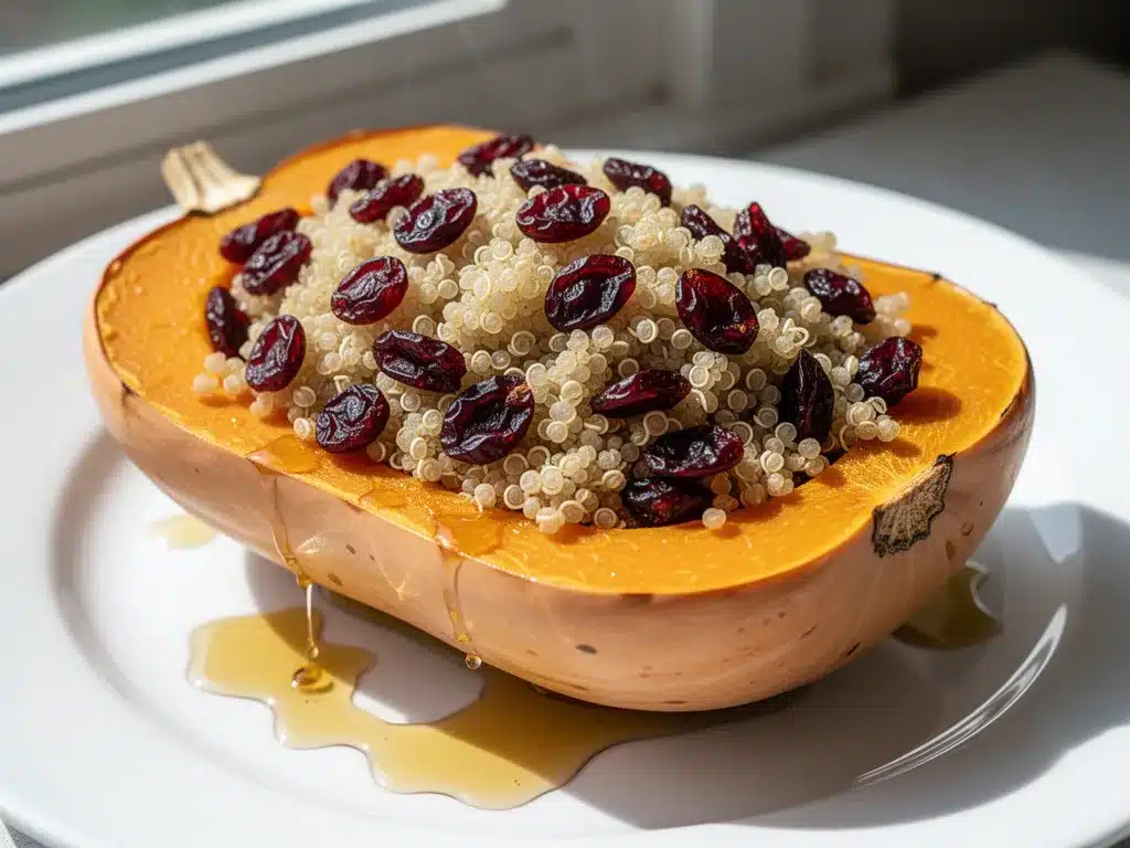stuffed butternut squash preparation steps