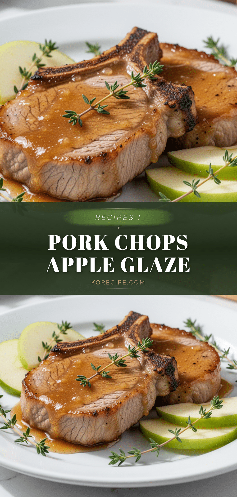 tender baked pork chops with apple cider glaze recipe
