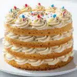 triple layer birthday cake - featured image